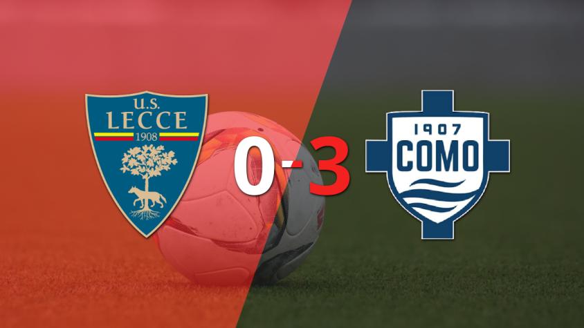 Goleada de Como 1907 a Lecce con doblete de Assane Diao incluído 