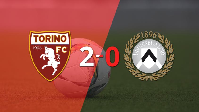 Torino le ganó con claridad a Udinese por 2 a 0