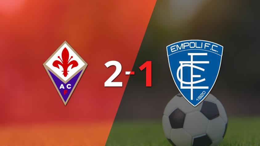 Empoli fue relegado por Fiorentina en una derrota por 2-1 