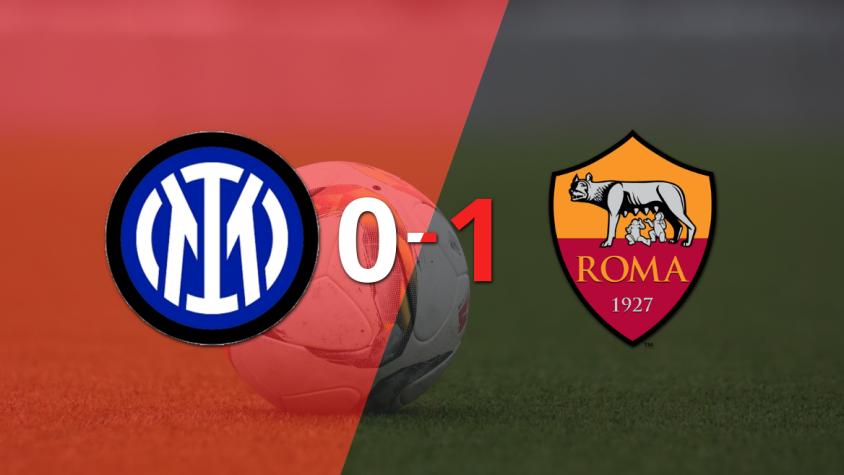 Roma se quedó con el triunfo 1-0 ante Inter con un gol de Matías Soulé