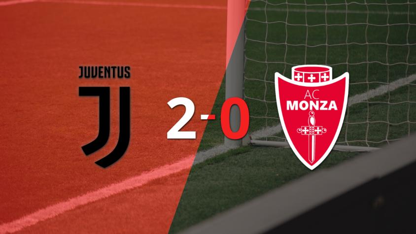 Juventus celebró una victoria 2-0 sobre Monza