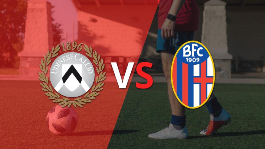 Inicia el segundo tiempo sin goles entre Udinese y Bologna