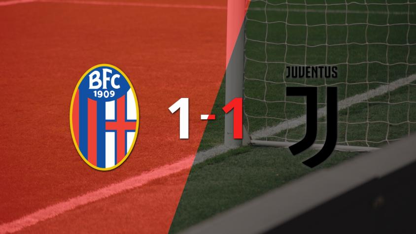 Bologna y Juventus se repartieron los puntos en un 1 a 1