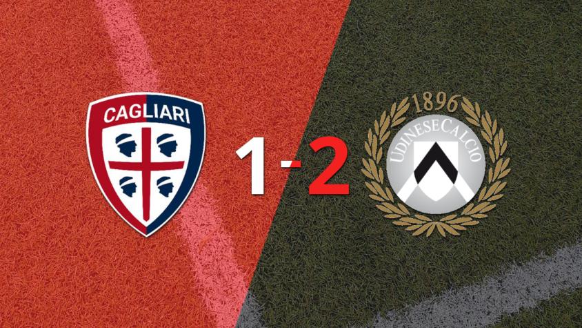 Udinese castigó a Cagliari con una victoria por 2 a 1