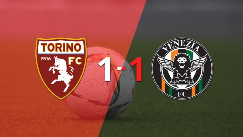 Reparto de puntos en el empate a uno entre Torino y Venezia