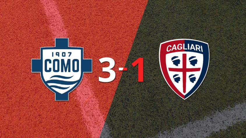 Como 1907 le dio vuelta el partido a Cagliari con un 3-1