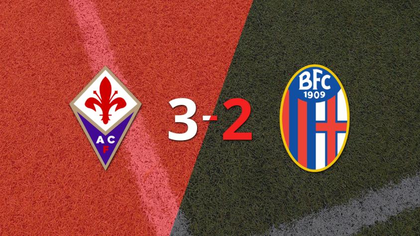 Triunfo 3-2 de Fiorentina frente a Bologna
