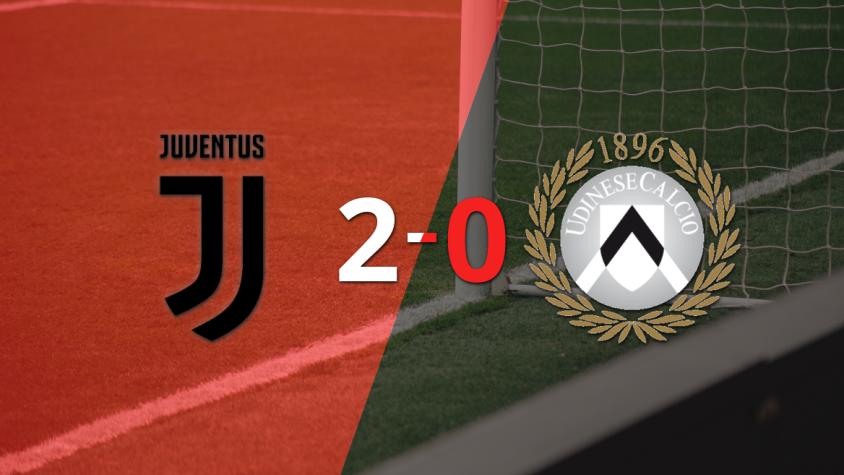 Juventus celebró una victoria 2-0 sobre Udinese