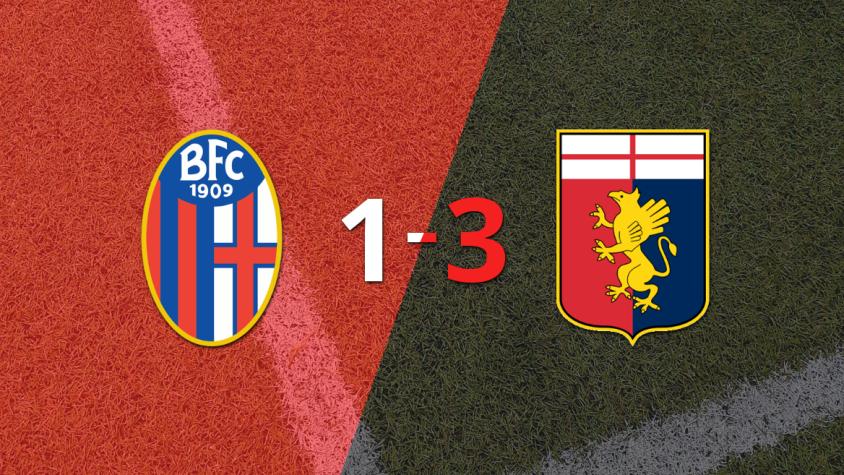 Lorenzo Venturino anota doblete en la victoria por 3 a 1 de Genoa sobre Bologna