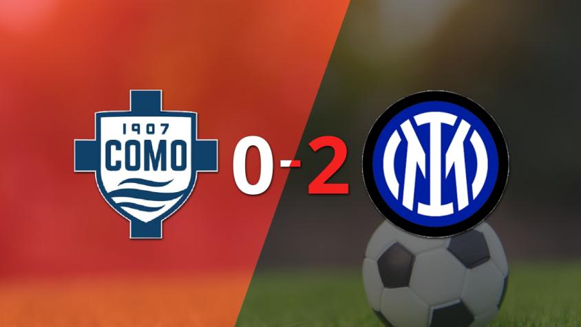 Inter da un golpe de autoridad venciendo a Como 1907 por 2 a 0