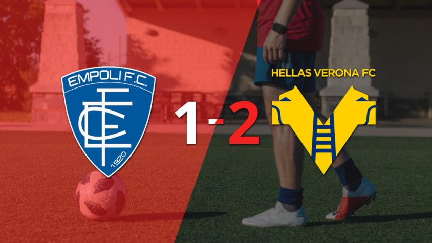 Hellas Verona consigue una estrecha victoria de 2 a 1 sobre Empoli
