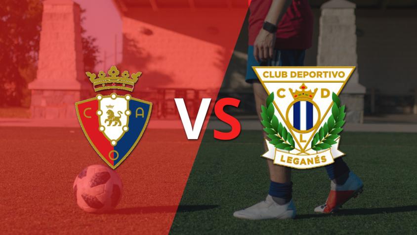 Osasuna y Leganés empatan en el estadio el Sadar