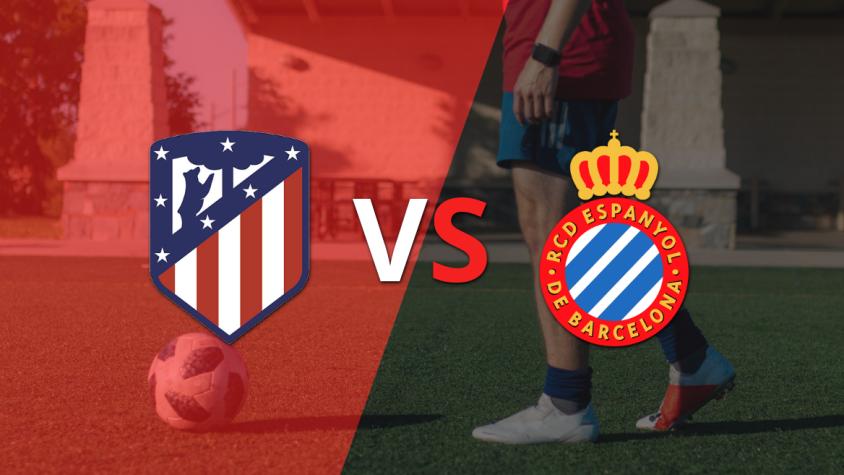 Inicia el segundo tiempo sin goles entre Atlético de Madrid y Espanyol