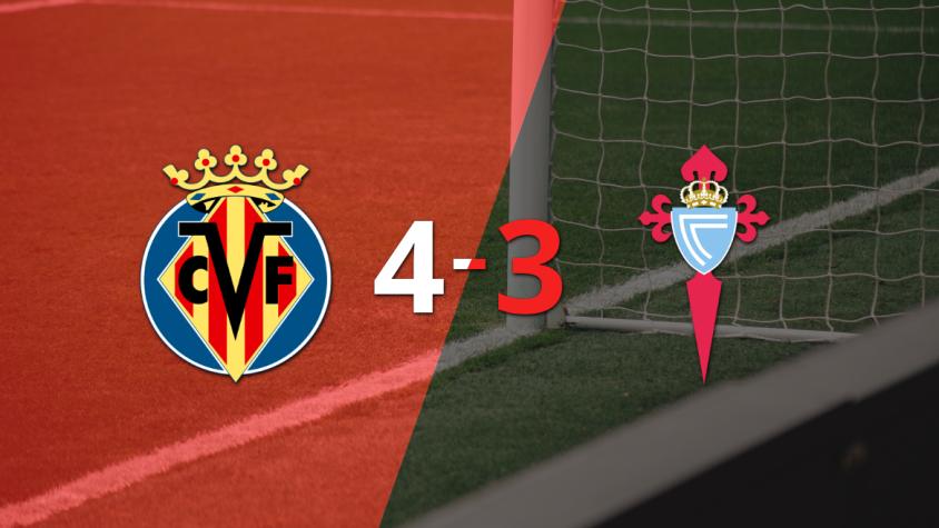 Villarreal muestra su garra para vencer a Celta por 4 a 3