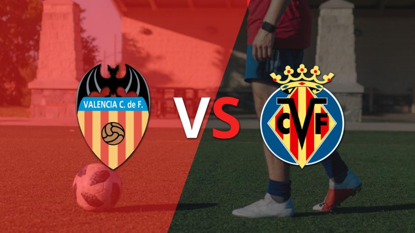 Con un empate entre Valencia y Villarreal empieza el segundo tiempo del juego