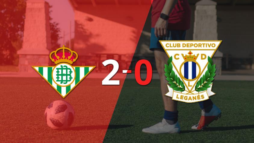 Con dos goles, Betis se impuso a Leganés en el estadio Benito Villamarín