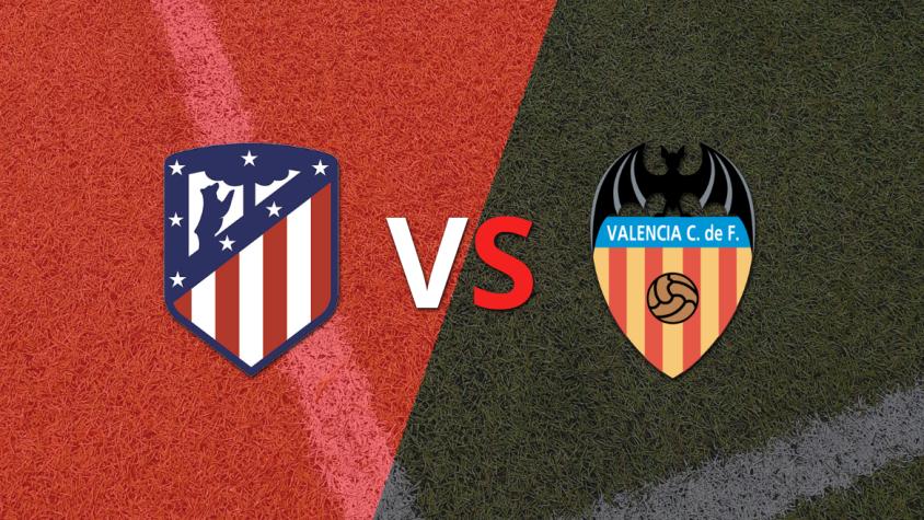 España - Primera División: Atlético de Madrid vs Valencia Fecha 5