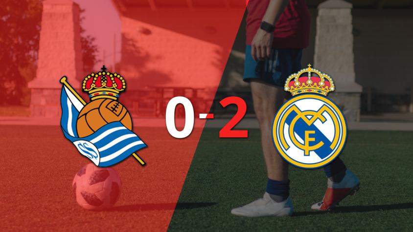 Real Sociedad no pudo ante la contundencia de Real Madrid y perdió por 2 a 0