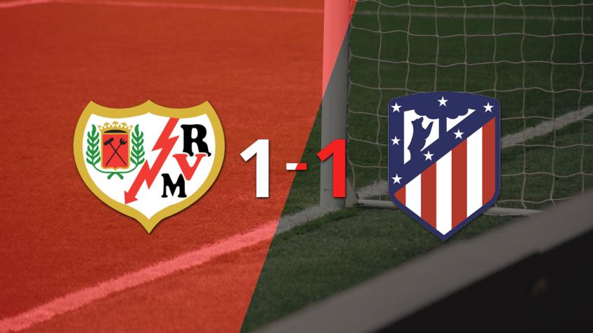 Rayo Vallecano logró sacar el empate de local frente a Atlético de Madrid