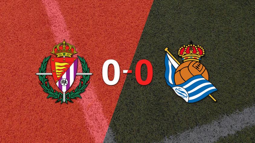 Valladolid y Real Sociedad no se hicieron daño y empataron sin goles