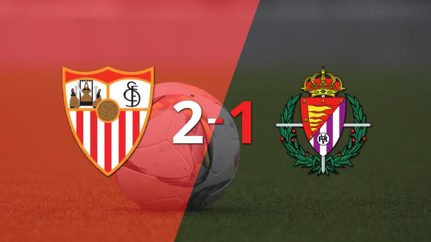 Valladolid no pudo con Sevilla y perdió 2 a 1