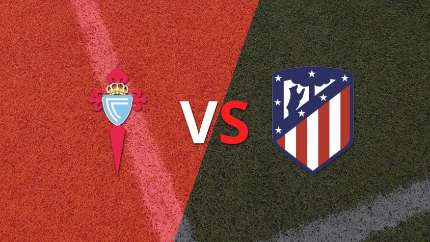 Atlético de Madrid vence parcialmente 1-0 a Celta