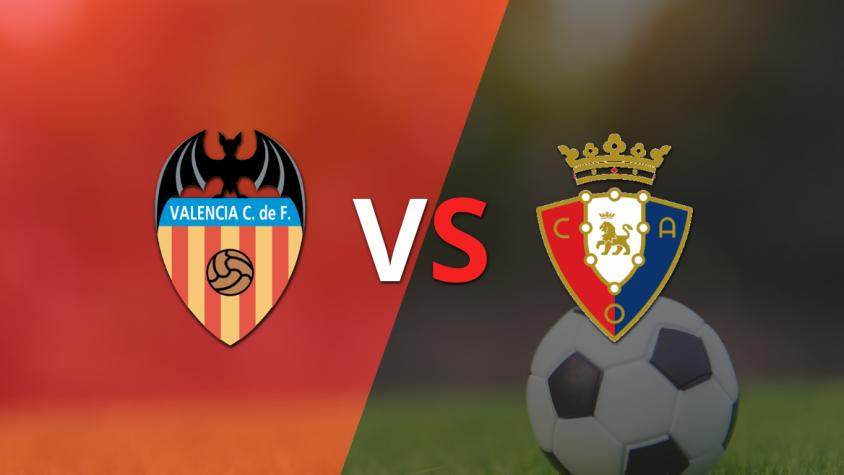 España - Primera División: Valencia vs Osasuna Fecha 7