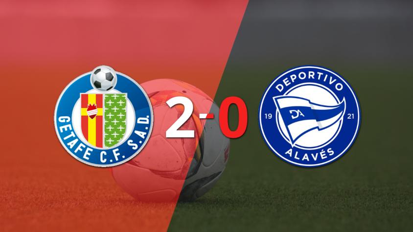 Getafe le ganó con claridad a Alavés por 2 a 0