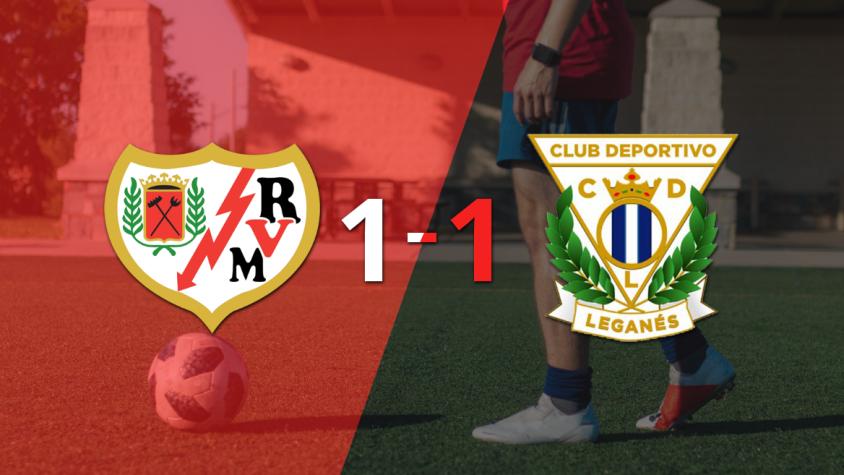 Leganés empató 1-1 en su visita a Rayo Vallecano