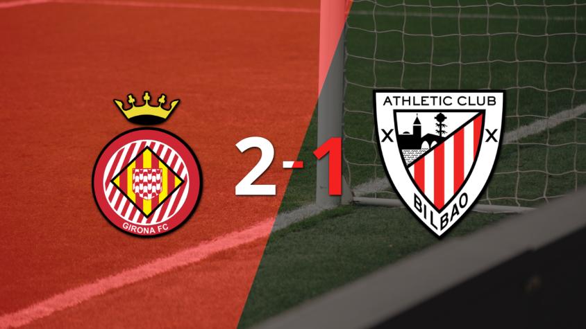 Victoria de Girona sobre Athletic Bilbao por 2-1 con un gol agónico