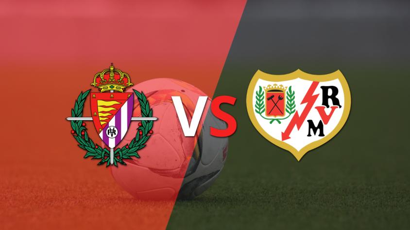 Valladolid y Rayo Vallecano  empatan 0-0 y se van al entretiempo