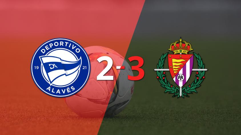 Alavés sufre derrota ante Valladolid por 3 a 2