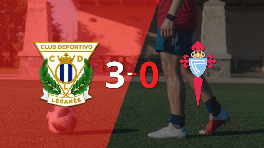 Leganés golea 3-0 a Celta