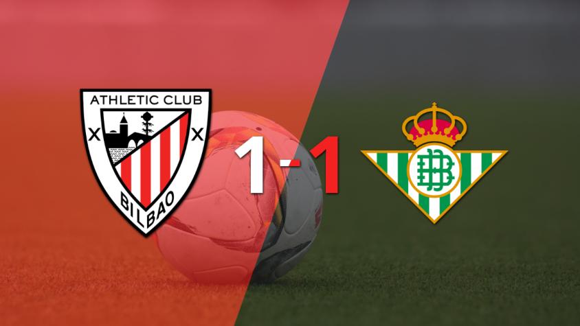 Athletic Bilbao y Betis igualaron 1 a 1