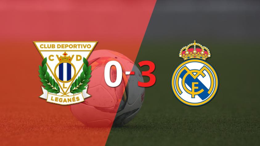 Real Madrid se da un festín y devora a Leganés por 3 a 0