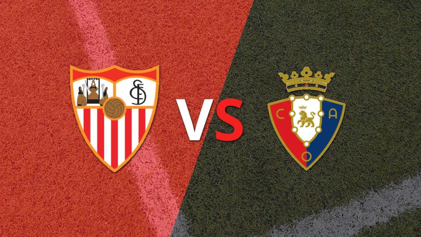 Sevilla y Osasuna igualan en el estadio Ramón Sánchez Pizjuán