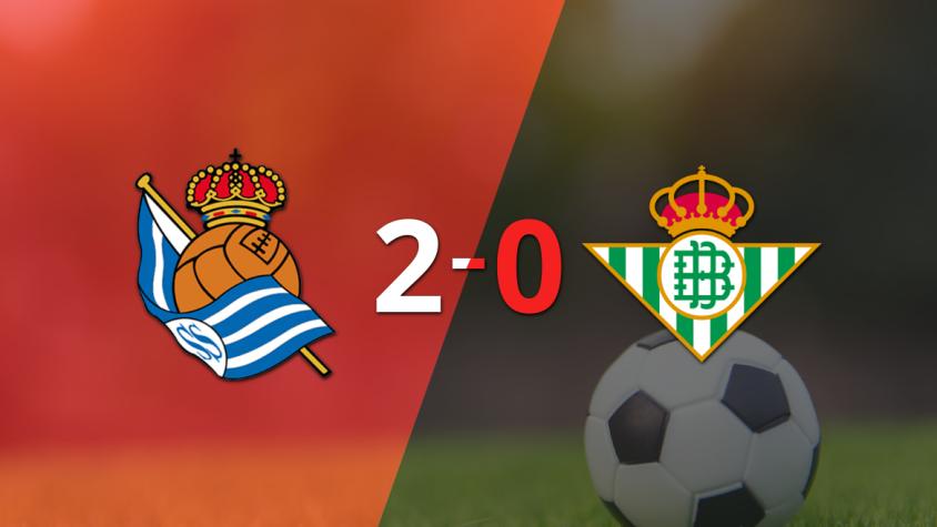 Real Sociedad marcó dos veces en la victoria ante Betis en el estadio Anoeta