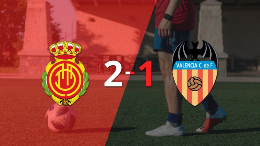 Mallorca da vuelta el marcador y triunfa 2 a 1 sobre Valencia