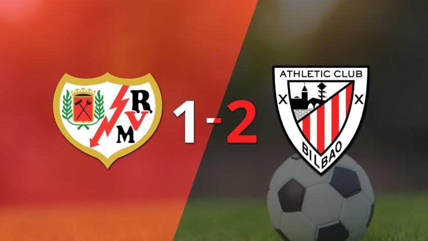 Athletic Bilbao voltea el marcador y triunfa 2 a 1 ante Rayo Vallecano