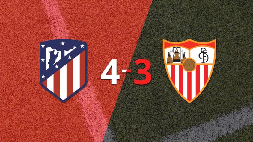 Atlético de Madrid superó a Sevilla con dos tantos de Antoine Griezmann