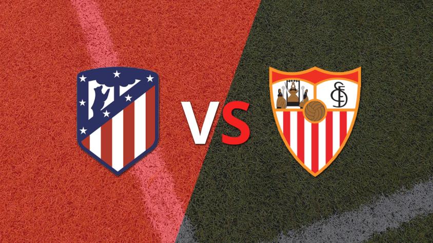 Ajustada victoria de Atlético de Madrid frente a Sevilla por 4 a 3