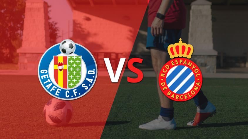 Getafe arranca la etapa complementaria con ventaja frente a Espanyol