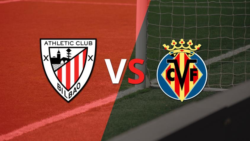 Athletic Bilbao se adelanta 1 a 0 frente a Villarreal