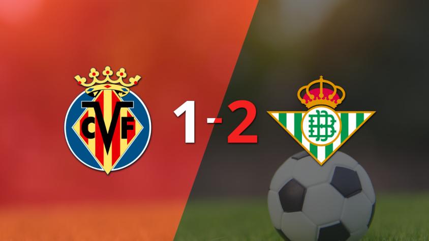 Ajustada victoria por 2 a 1 de Betis