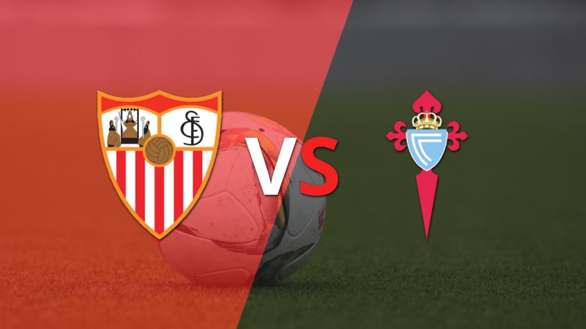 Sevilla y Celta  empatan 0-0 y se van al entretiempo