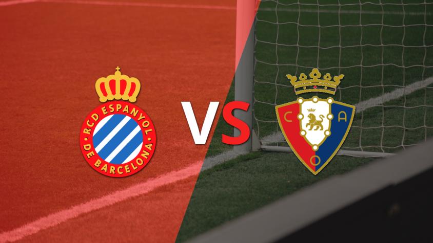 Se enfrentan Espanyol y Osasuna por la fecha 17