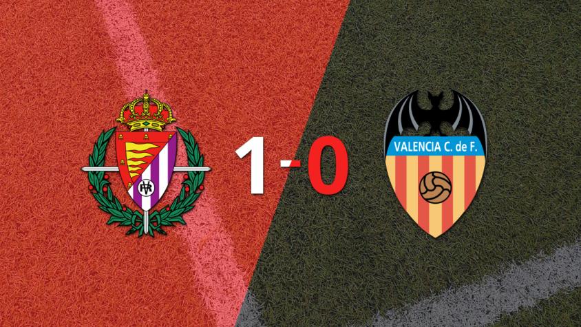 Valladolid le ganó 1-0 a Valencia