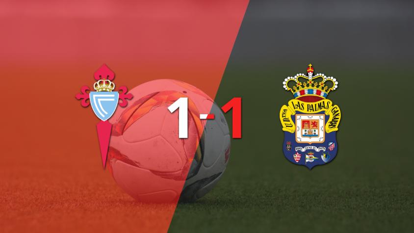Reparto de puntos en el empate a uno entre Celta y UD Las Palmas