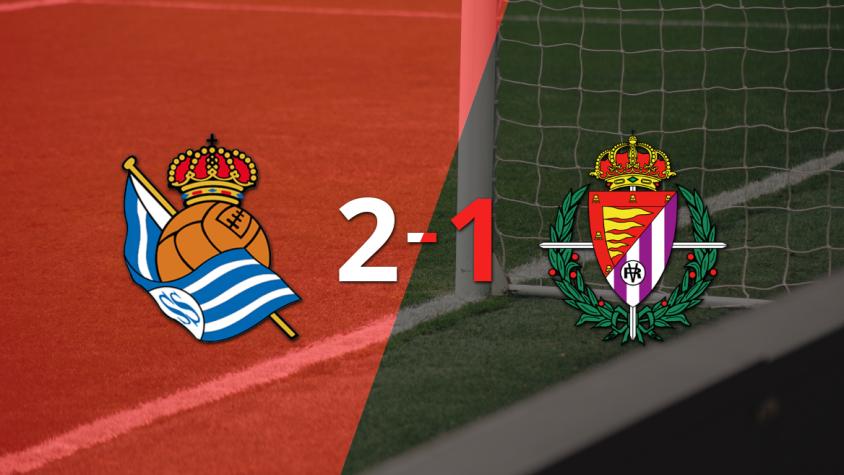 Real Sociedad logró una victoria con gol agónico por 2 a 1 frente a Valladolid