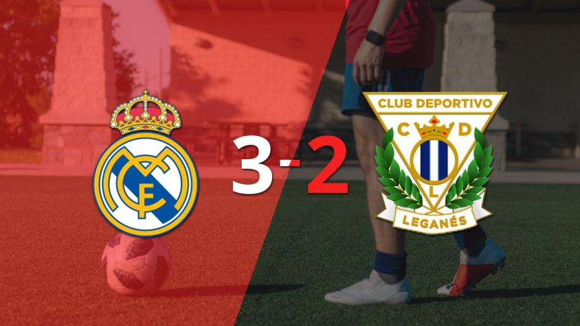 Con dos goles de Kylian Mbappé, Real Madrid venció a Leganés
